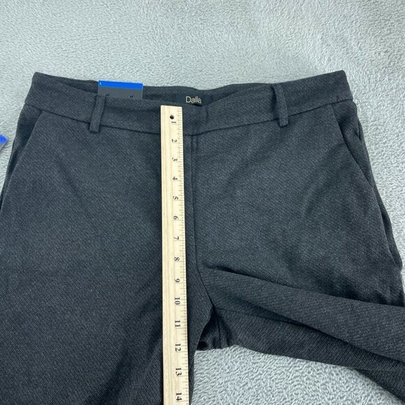 Dalia Mid Rise Narrow Leg Tummy Control Pants L Dark Heather NWT 0058 - Picture 6 of 11